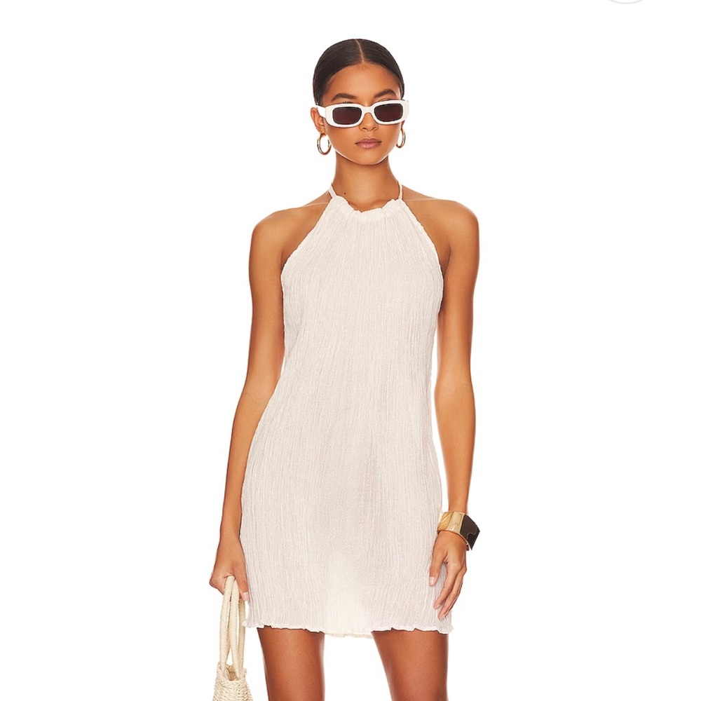 Savannah Morrow. Jaya Mini Dress in Cream